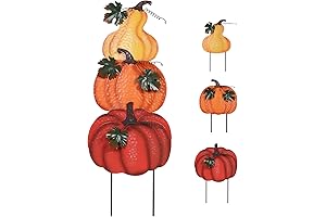 hogardeck Fall Yard Decorations Outdoor, 34" Decorative Garden Stakes