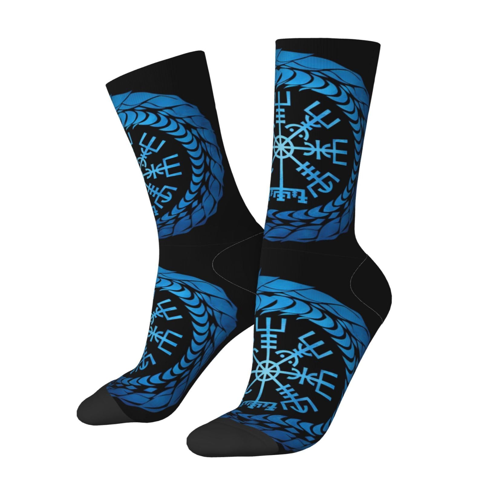Anceky Unisex As Pic Ancient Viking Norse Mythology Warrior Compass Socks Men And Women