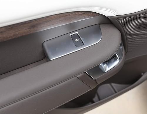 Miniatura 3 de YIWANG Marco de bloqueo para el interior del coche ABS cromado, 4 piezas para Land Rover Discovery 5 LR5 2017-2019 accesorio de automóvil