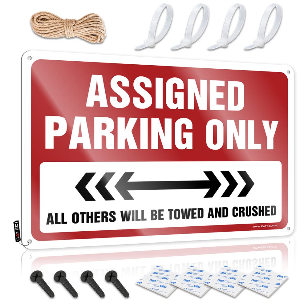 KRAZMURONGD Office Sign For Door Wood Assigned Parking Only Tin Sign Entryway Decor Bathroom Wall Art(30X40CM)