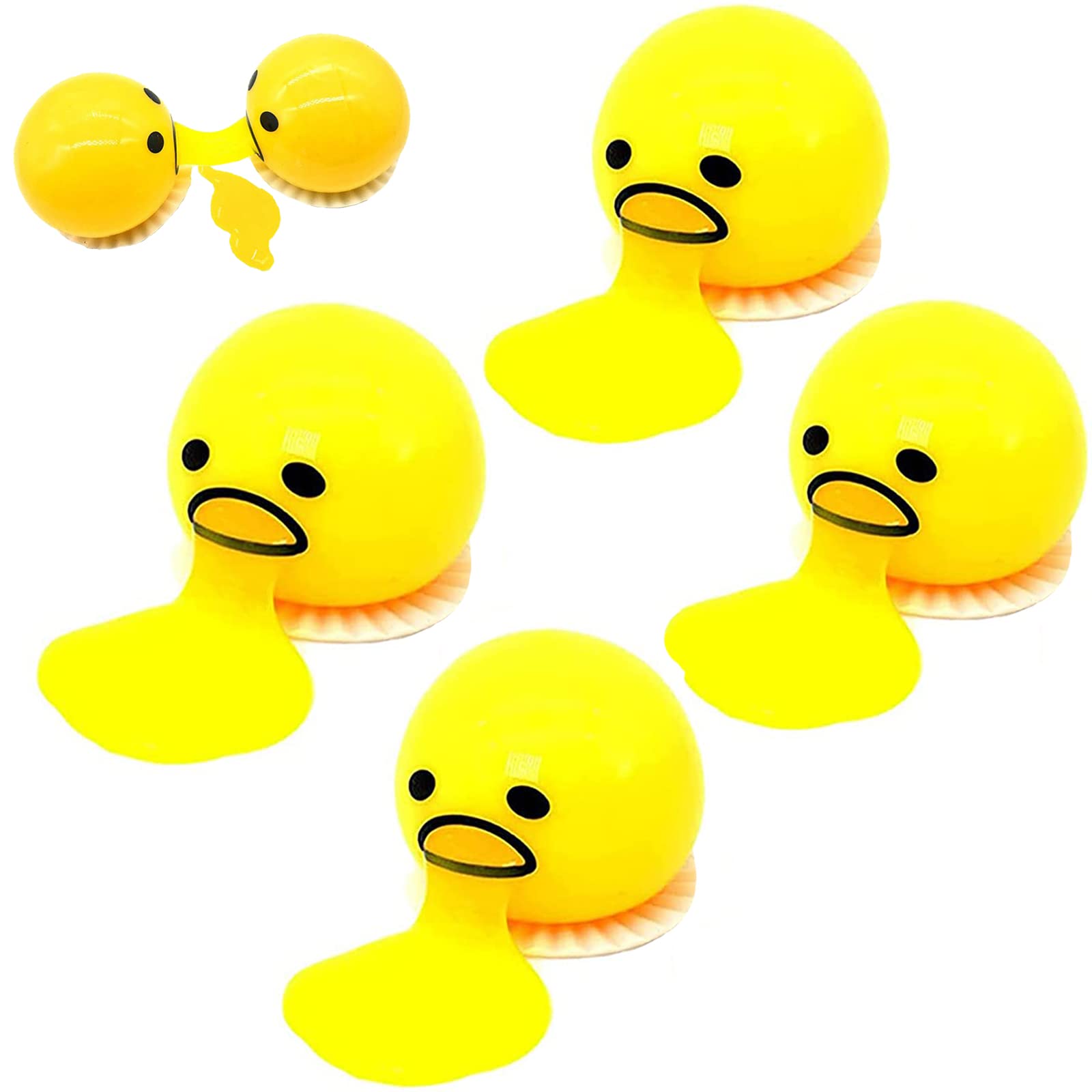 Buy Jeeeun Vomiting Egg Yolk Stress Ball, Cute Egg Yolk Vomit Egg Yolk