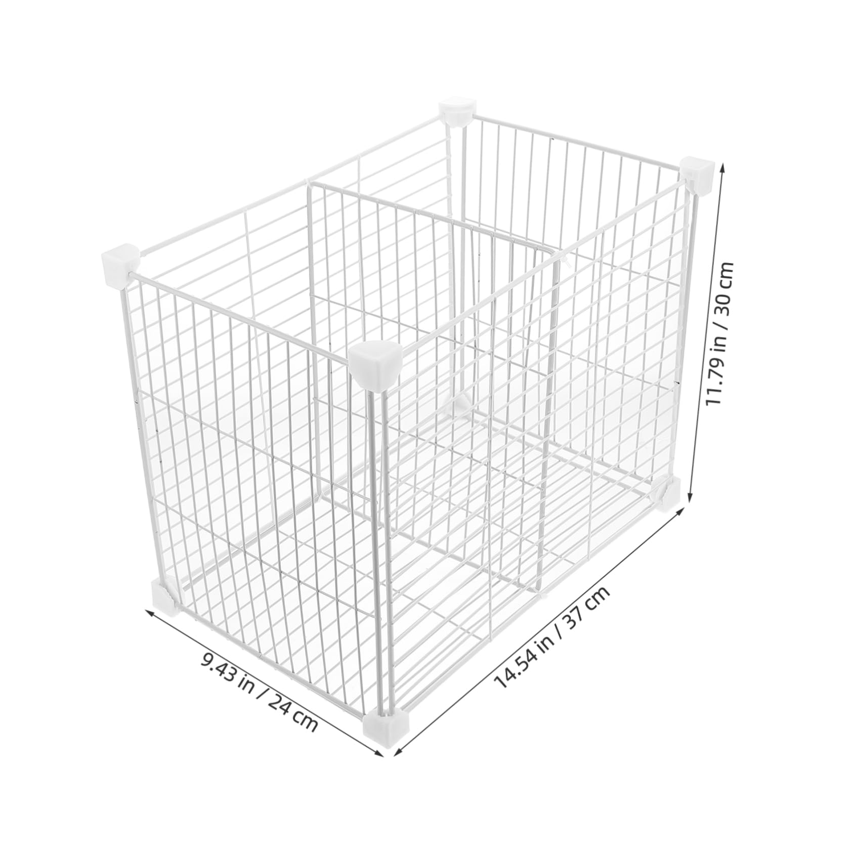 Organizador de Almacenamiento Diseño Multifuncional para Congelador de Hierro Blanco Separadores Ajustables y Cesta Inferior y Fácil Instalación para Cocina y Refrigeradores