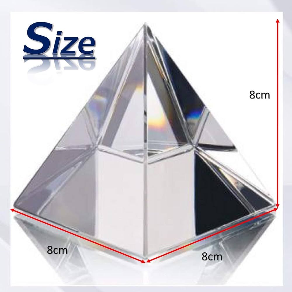 クリスタル置き物　四角　月　　噴水　三角 クリスタル置き物四角月噴水三角