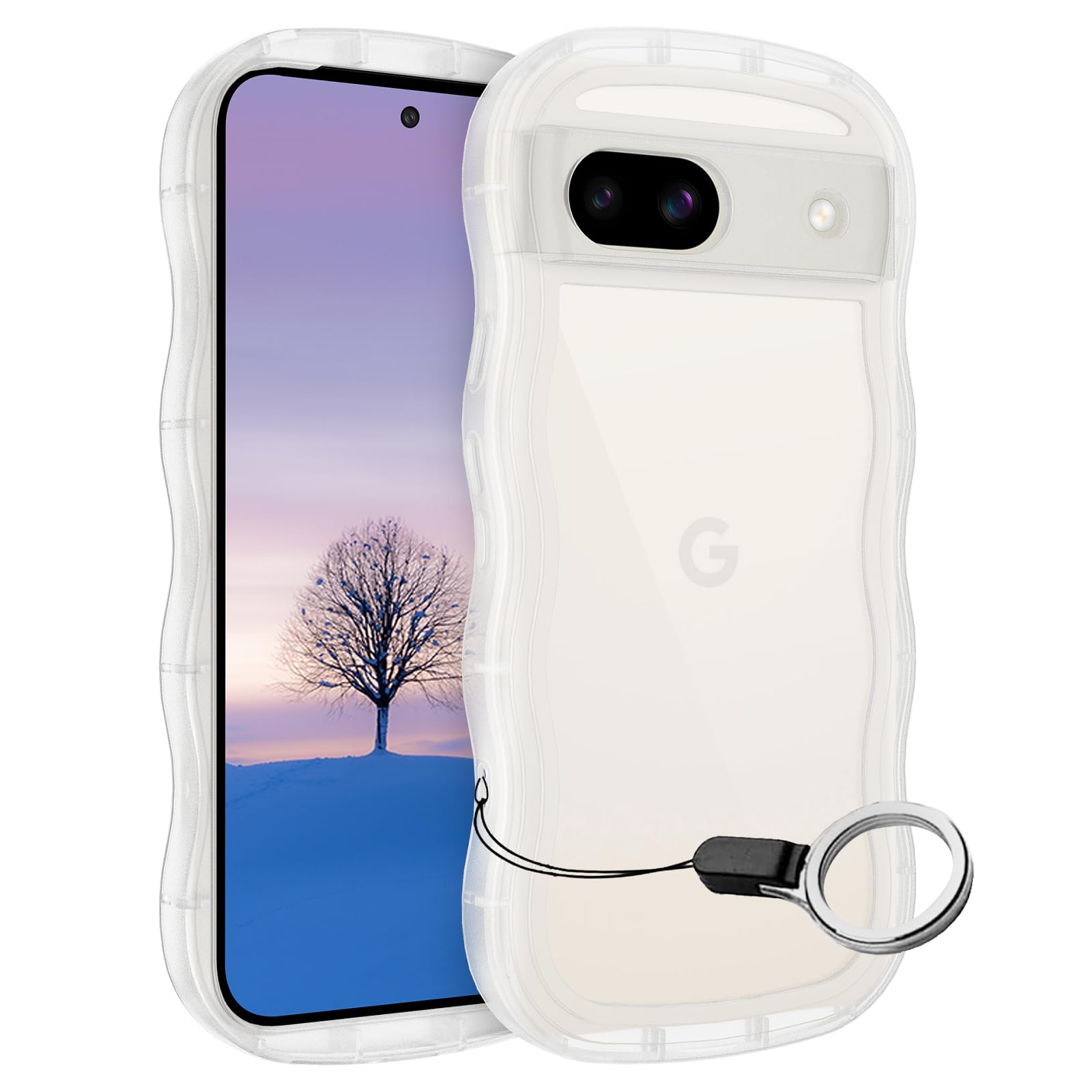 Amazon.co.jp: と互換性がある Google Pixel 8A ケース クリア