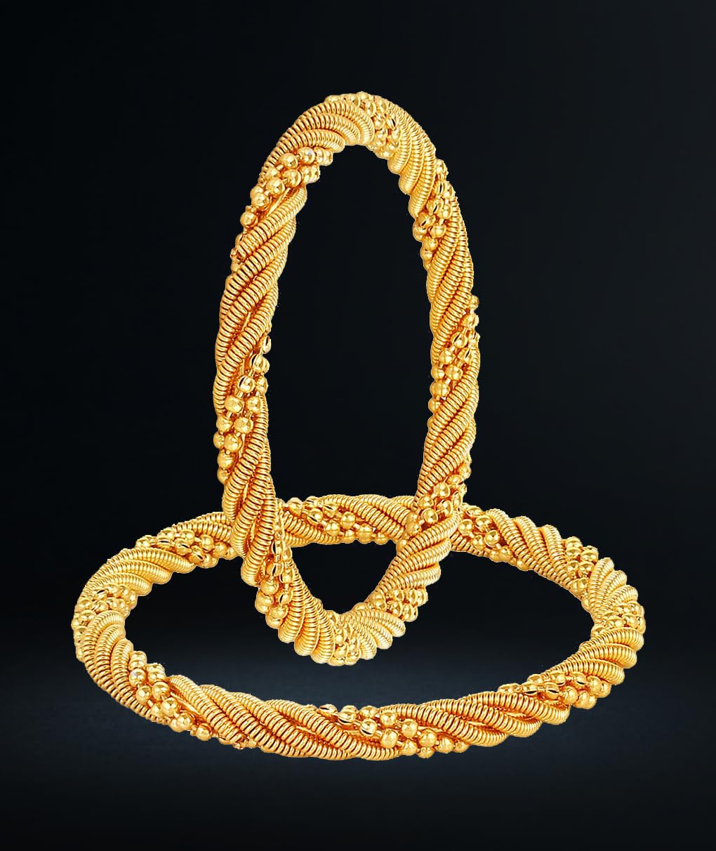 Traditional Plated Bangles (2.6)