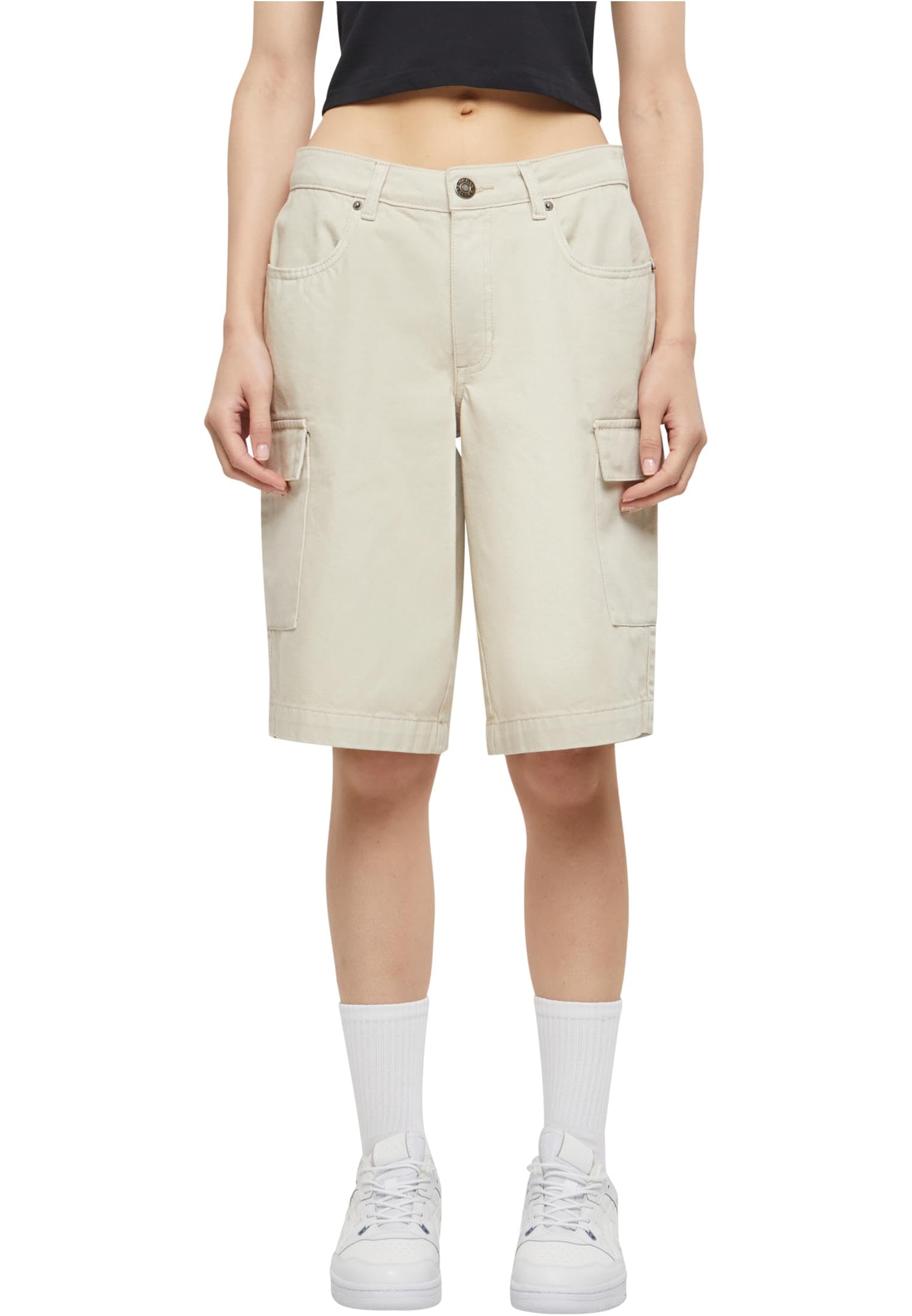Urban Classics Damen Cargo Shorts Damen Cotton Cargo Bermuda