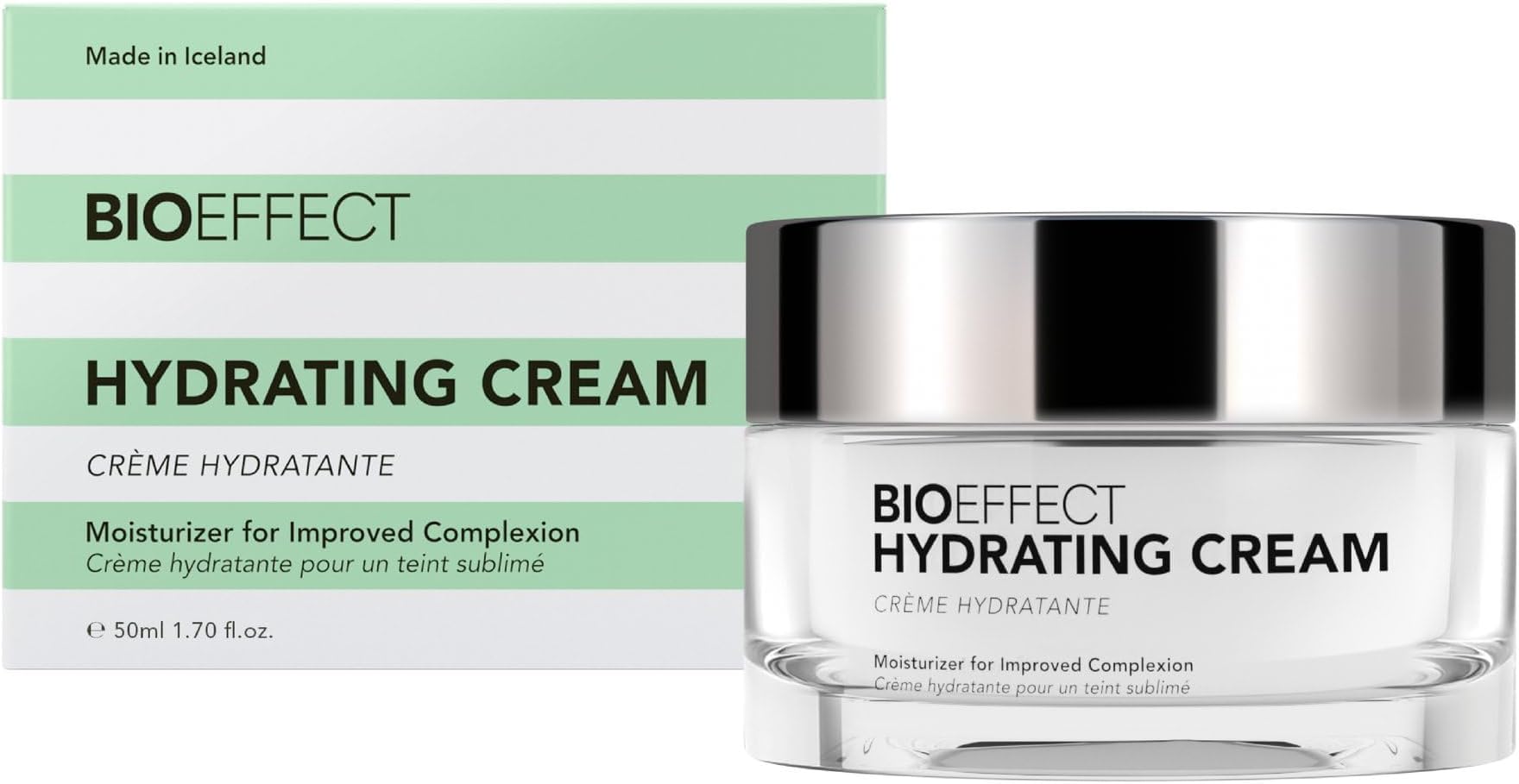 - Bioeffect Hydrating Cream Moisturizer | Lightweight Oil-Free Water Cream with Pure Icelandic Water, Hyaluronic Acid & Vitamin E to Smooth & Plump Skin | Fragrance-Free, 50 mL / 1.7 oz