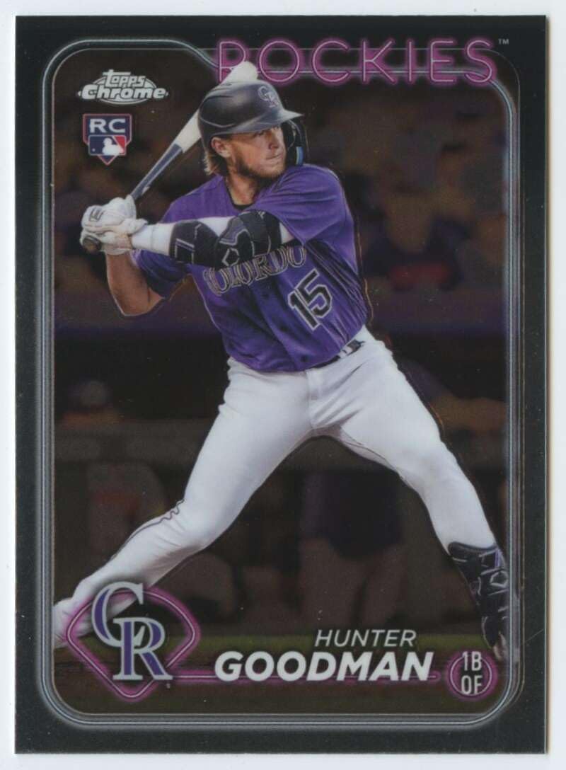 Amazon.com: 2024 Topps Chrome #99 Hunter Goodman RC Rookie
