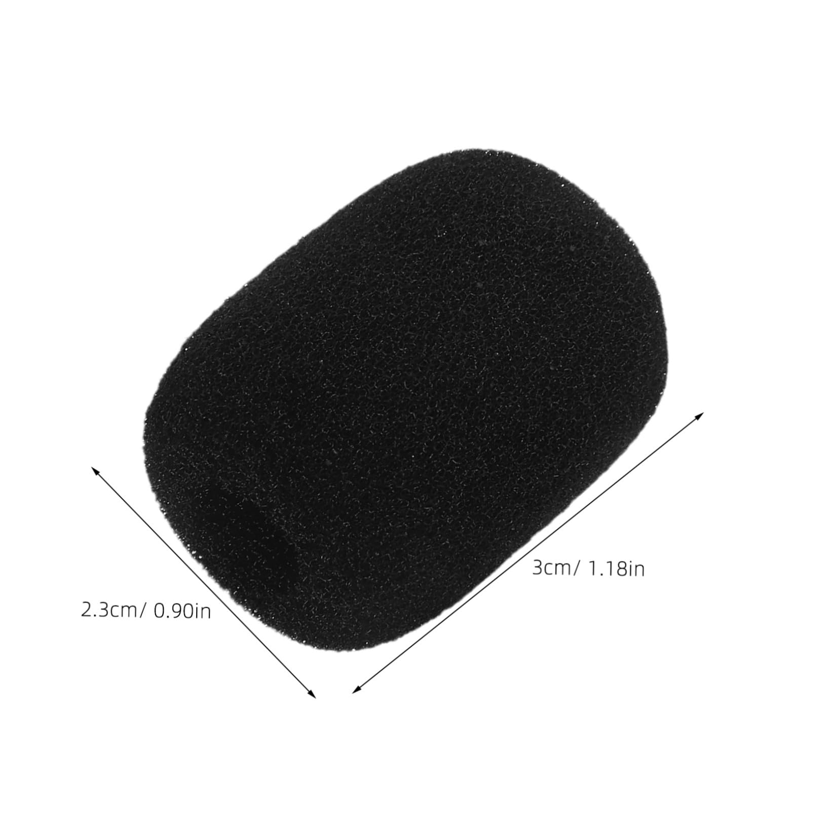 Bonnette en Mousse pour Micro Mini, Lot de 50, Noir