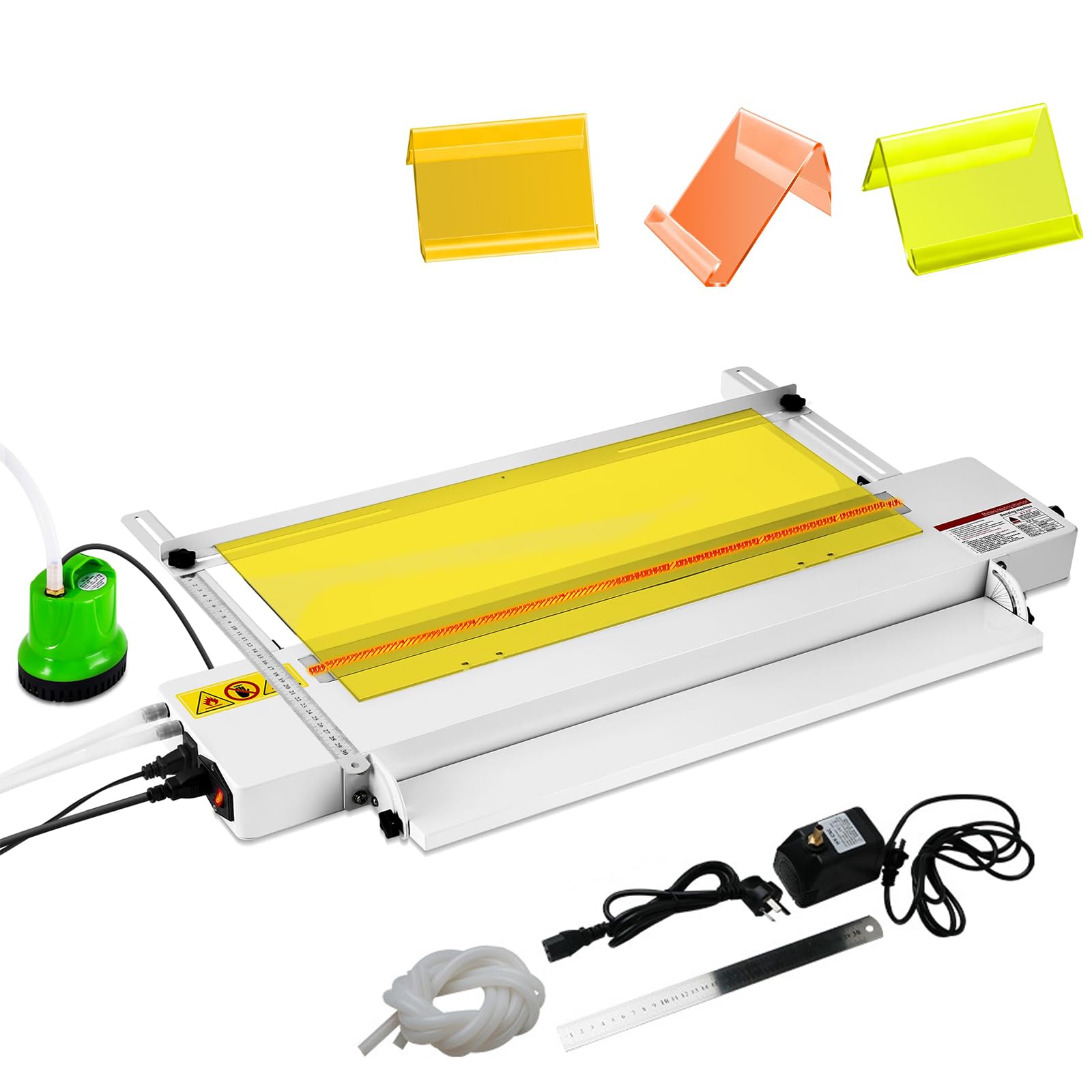 Plieuse de plastique acrylique PVC à angle réglable et chauffage de surface 0-85℃