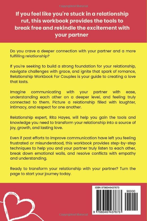 Relationship Workbook For Couples: 3 in 1 - Essential Conversation Starters, Insightful Questions, and Fun Activities to Spark Romance, Deepen Your ... Lasting Relationship (Healthy Relationships)