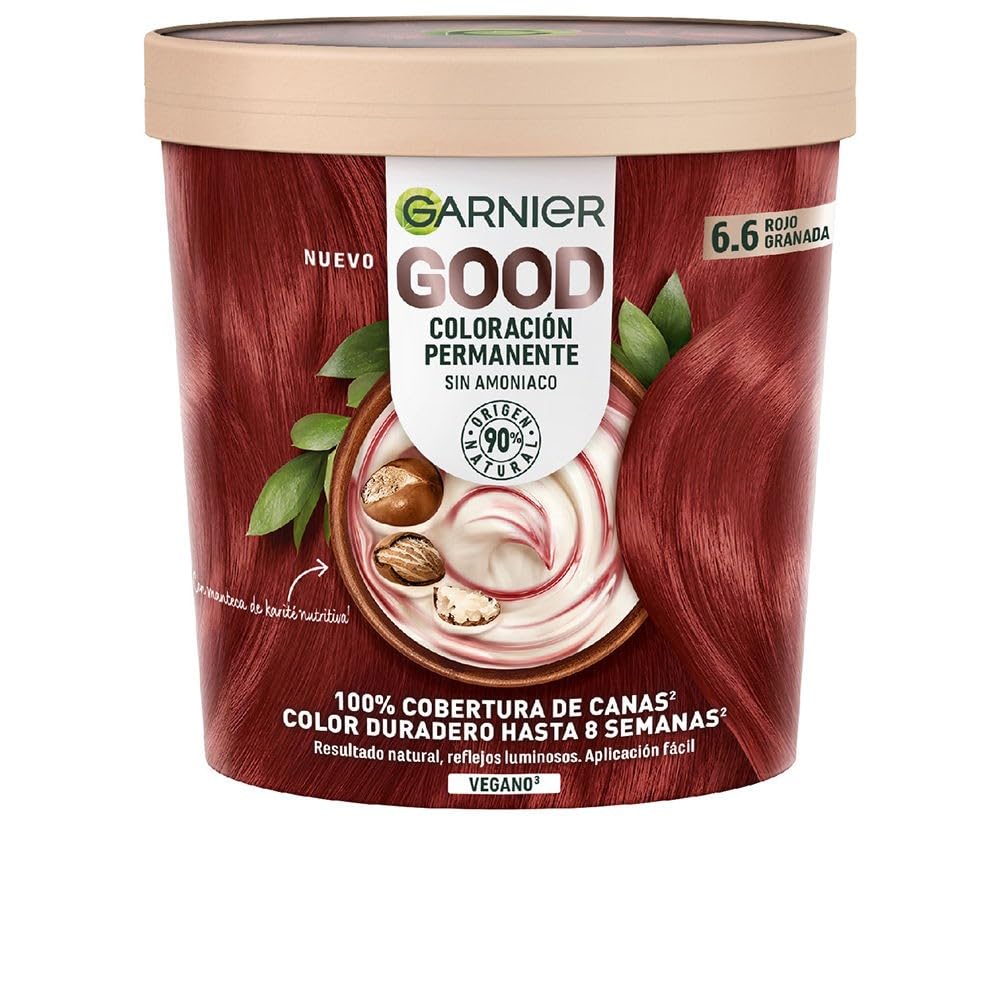 Garnier Good Coloración Permanente Haarfärbung 6.6 Rojo Granada