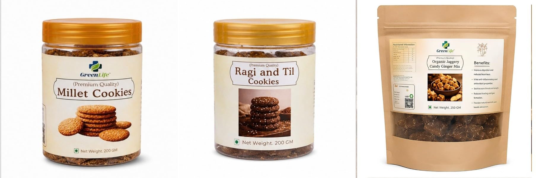 Millet Cookies | Baked | Tea Time | 200gRagi and Til | Finger & Sesame | 200gOats & Onion Chips | Oats | Crispy Flavor | 200g | G-image-17