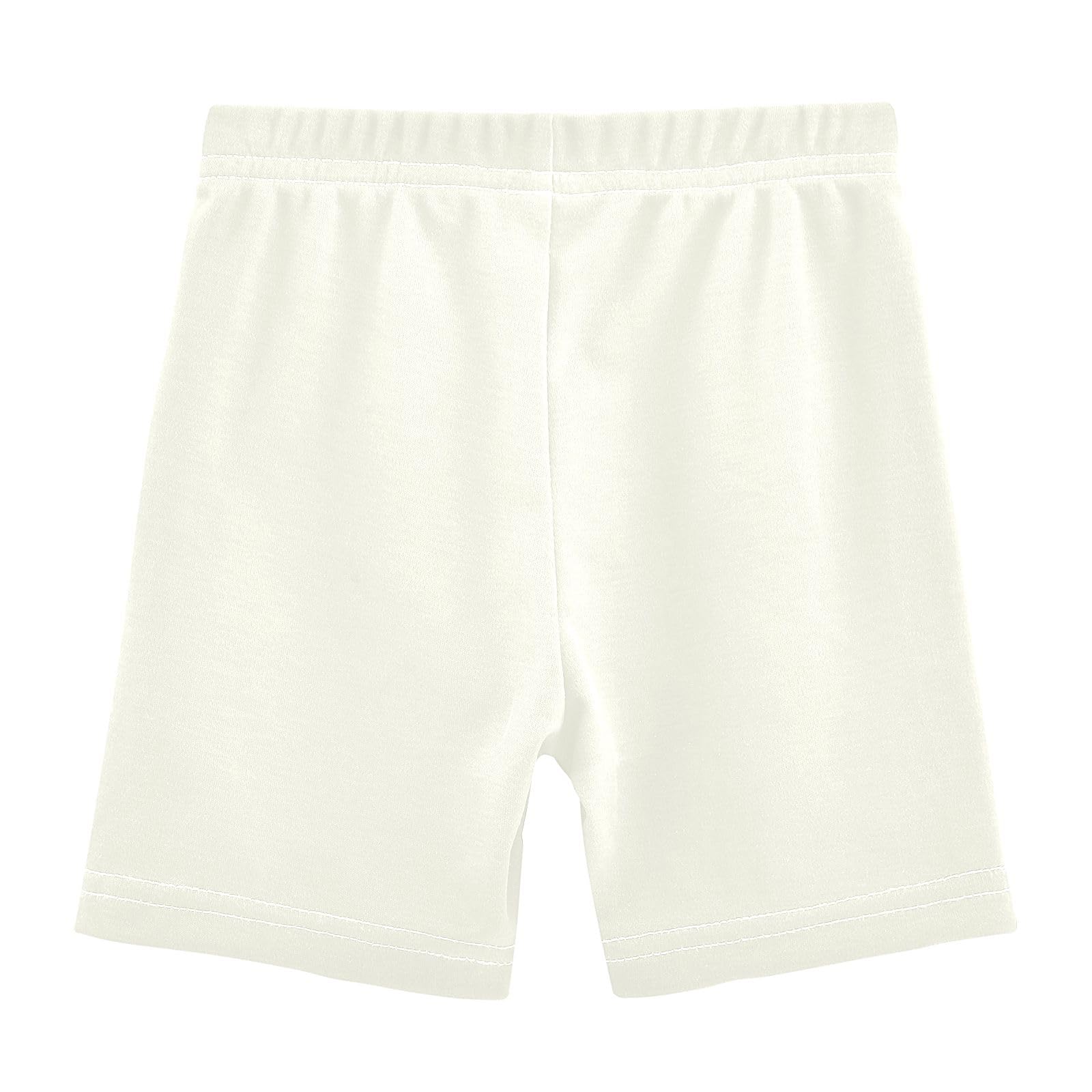 Ivory Girls' Bike Shorts Under Dress Cartwheel Shorts Dance Short Summer Clothes 4T
