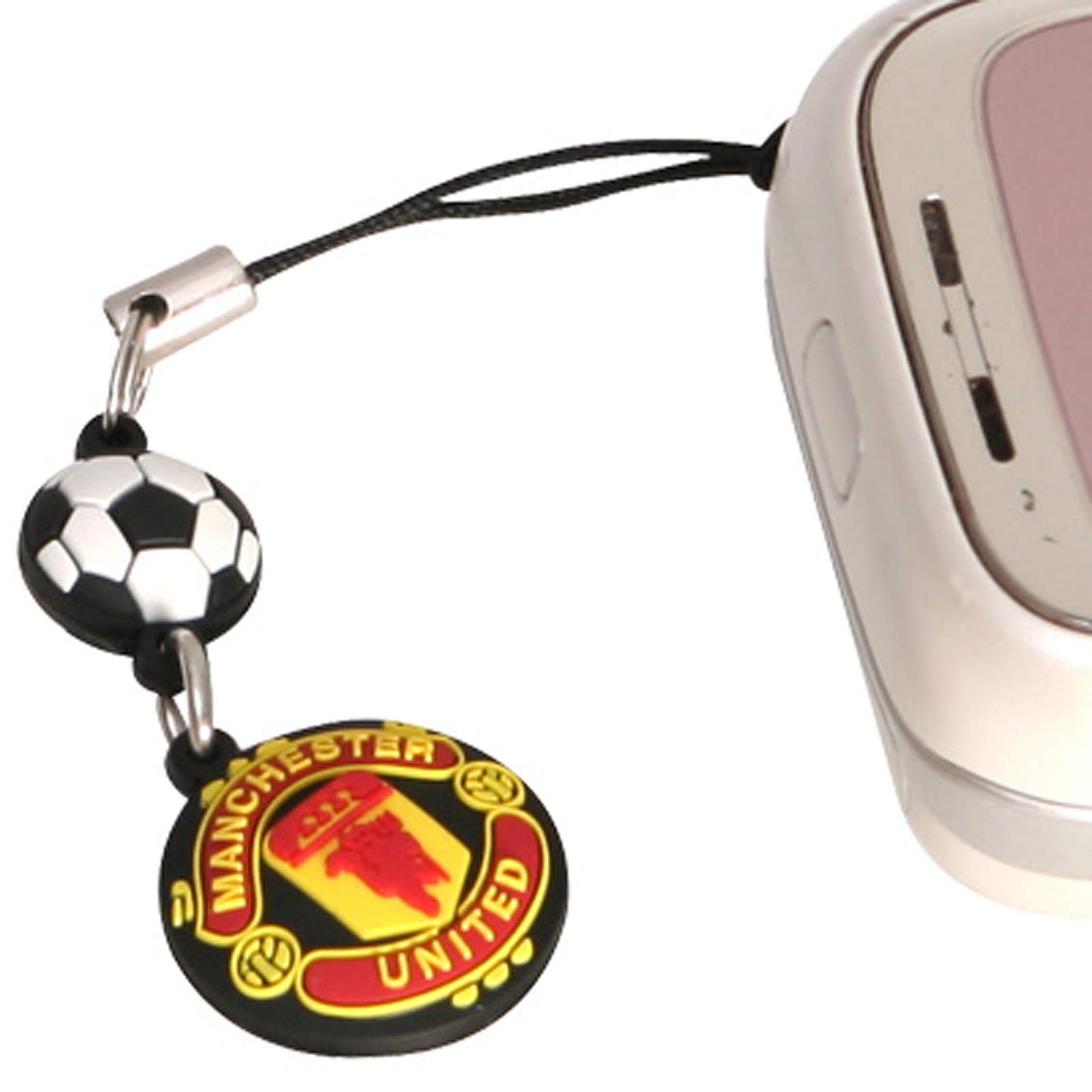 Manchester United - Pendentif pour téléphone - avec Blason - Caoutchouc