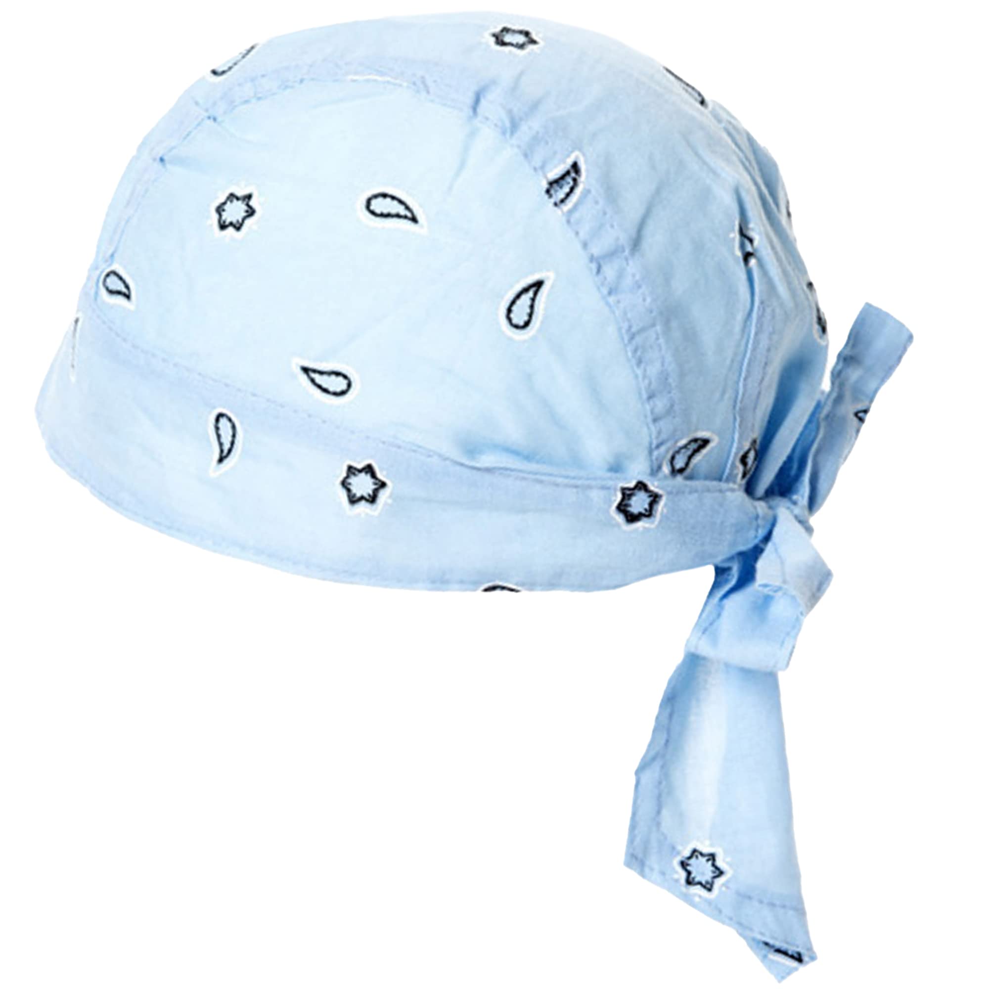 Emmebi Women's Azure Blue Bandana Baby Children Girls Cotton, One Size