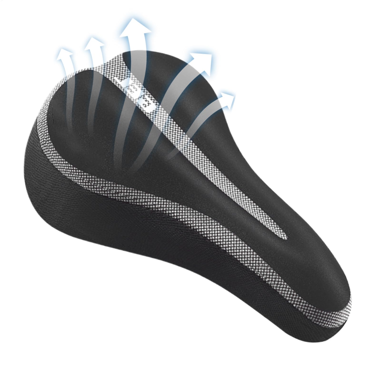 Coprisella Imbottito Per Ciclismo - Rivestimento Sella Bici Confortevole In Silicone Imbottito - Parte Di Ricambio Morbida Regolabile E Impermeabile Per Uomo E Donna Con Design Universale