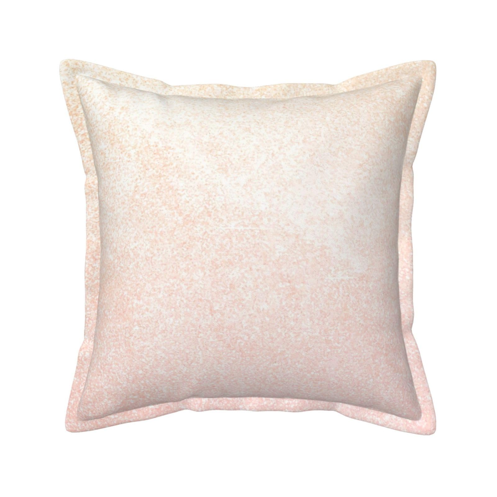 Housse de coussin en similicuir or rose 50,8 cm avec finition pailletée premium texturée