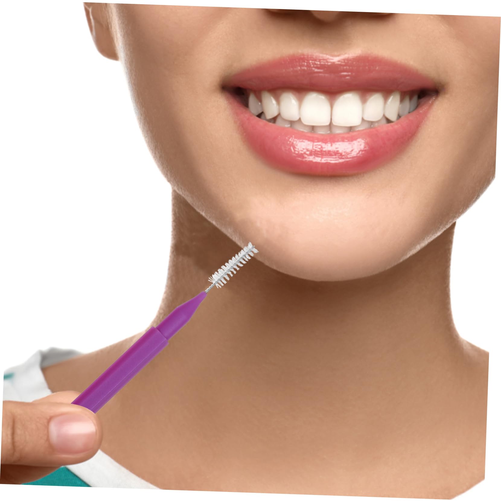 2 Sätze Interdentalbürsten Praktischer Zahnzwischenraumreiniger Für Gesunde Zähne Und Zahnfleisch Für Anwendung Mit Kompakt Und Tragbar Für Reisen 100 Stück * 2