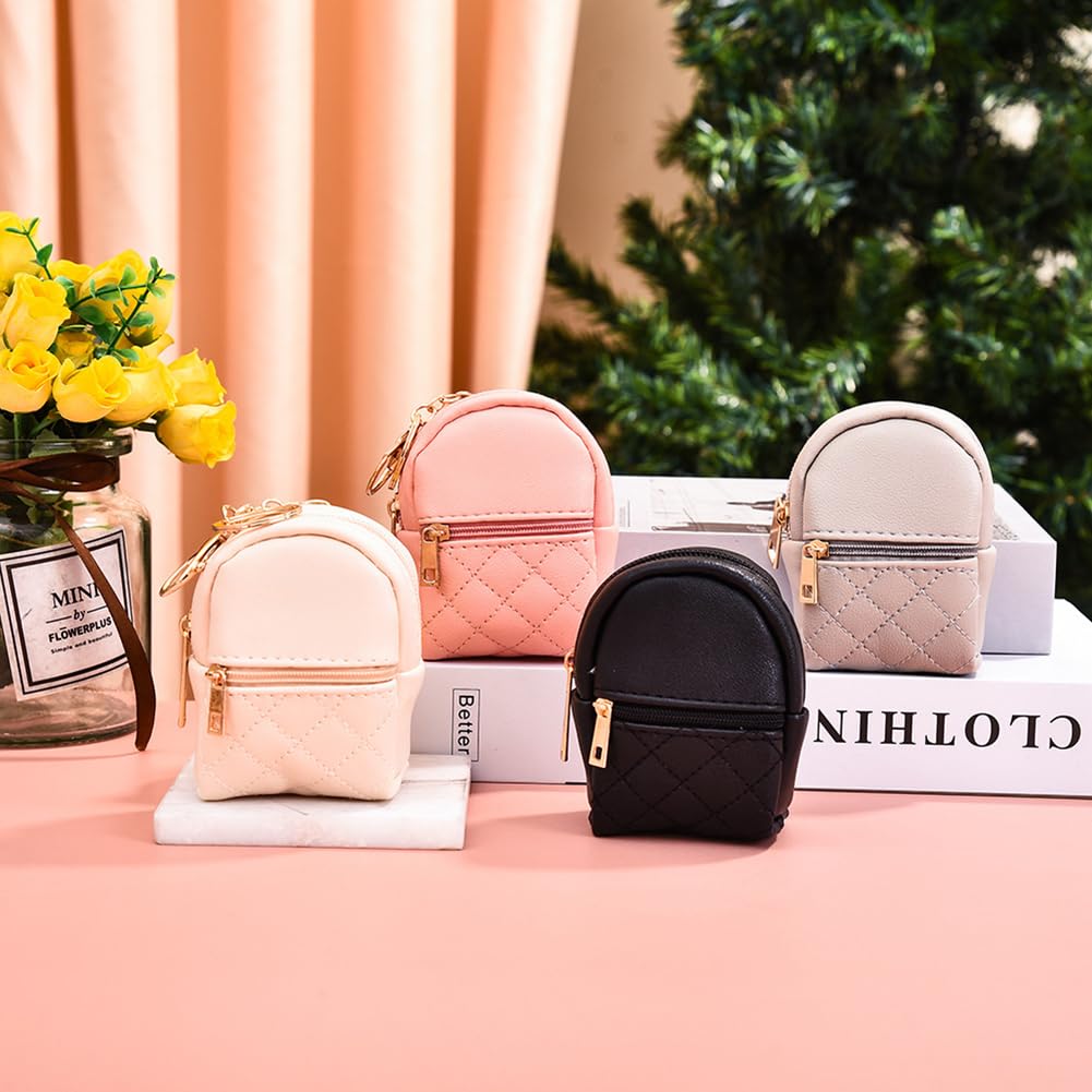 Mini Backpack Coin Purse Key Chain Women Coin Purse Change Wallet Coin Pouch Wallets Purse Keychain Mini Backpack Style Keychain at Amazon Women's Clothing store