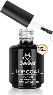 Beetles Gel Nail Polish, 1Pcs 15ml Lemon Cheese Gel Polish with 15ml No Wipe Top Coat Winter Soak Off Uv LED Gel Nail Art DIY Gel Nail Manicure for Girls Women Christmas Gift