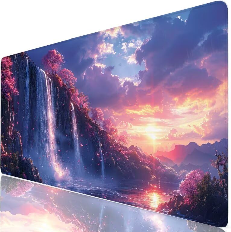 Tapis de souris automne XL imperméable pour éliminer les rayures de bureau