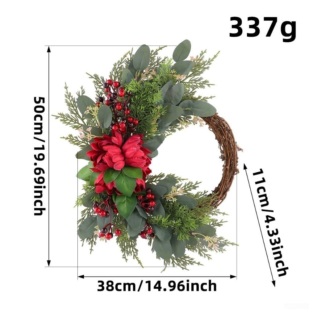 Künstlicher Adventskranz 50cm Realistisch