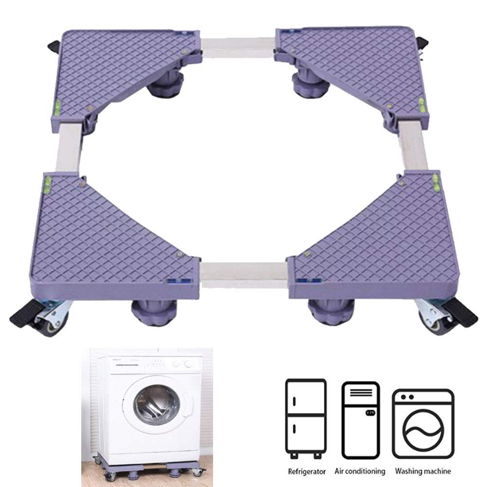 Buy YAOBAO Adjustable Refrigerator Stand Portable Washer Dryer Stand Roller Washing Machine