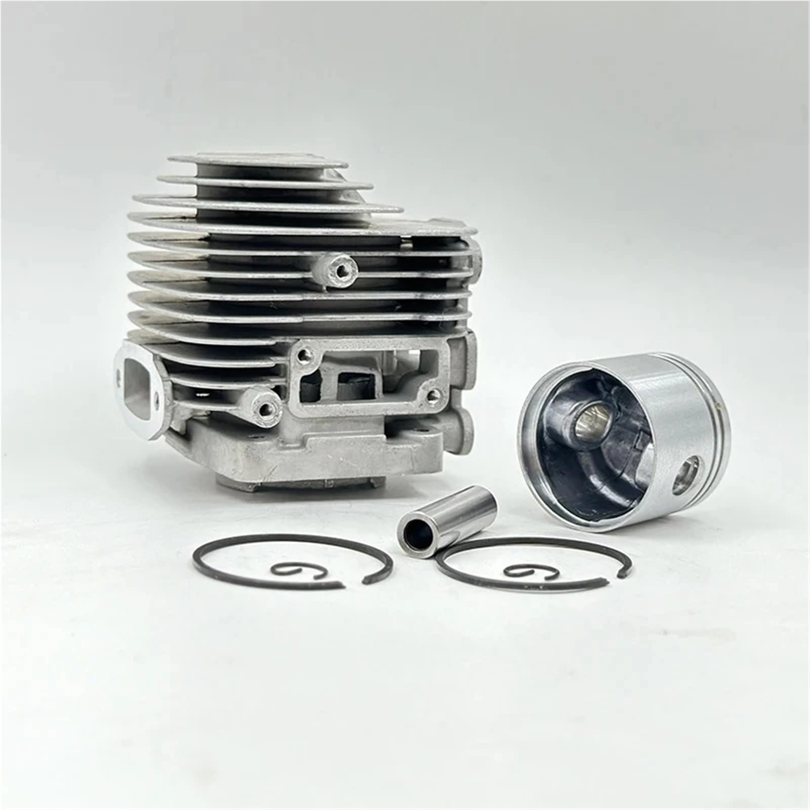 Zestaw cylindrów 42,5 mm pasuje do Kawasaki Tj45 Tj45e Kbl45 45,4 cm3 1,8 KM cylinder z pierścieniem tłokowym zaciski montażowe części do kosy spalinowej