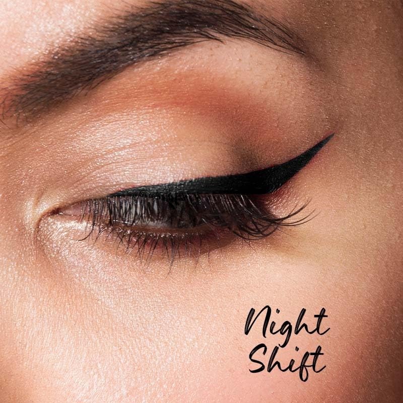 Image of Eyefinity Pro Finesse Sketch Eyeliner | 24-Hr Longwear & Water-Proof | Smudge & Flake-Proof | Precision Tip For One Stroke Application | Quick Dry With Ultra-Matte Finish | Night Shift | 1g
