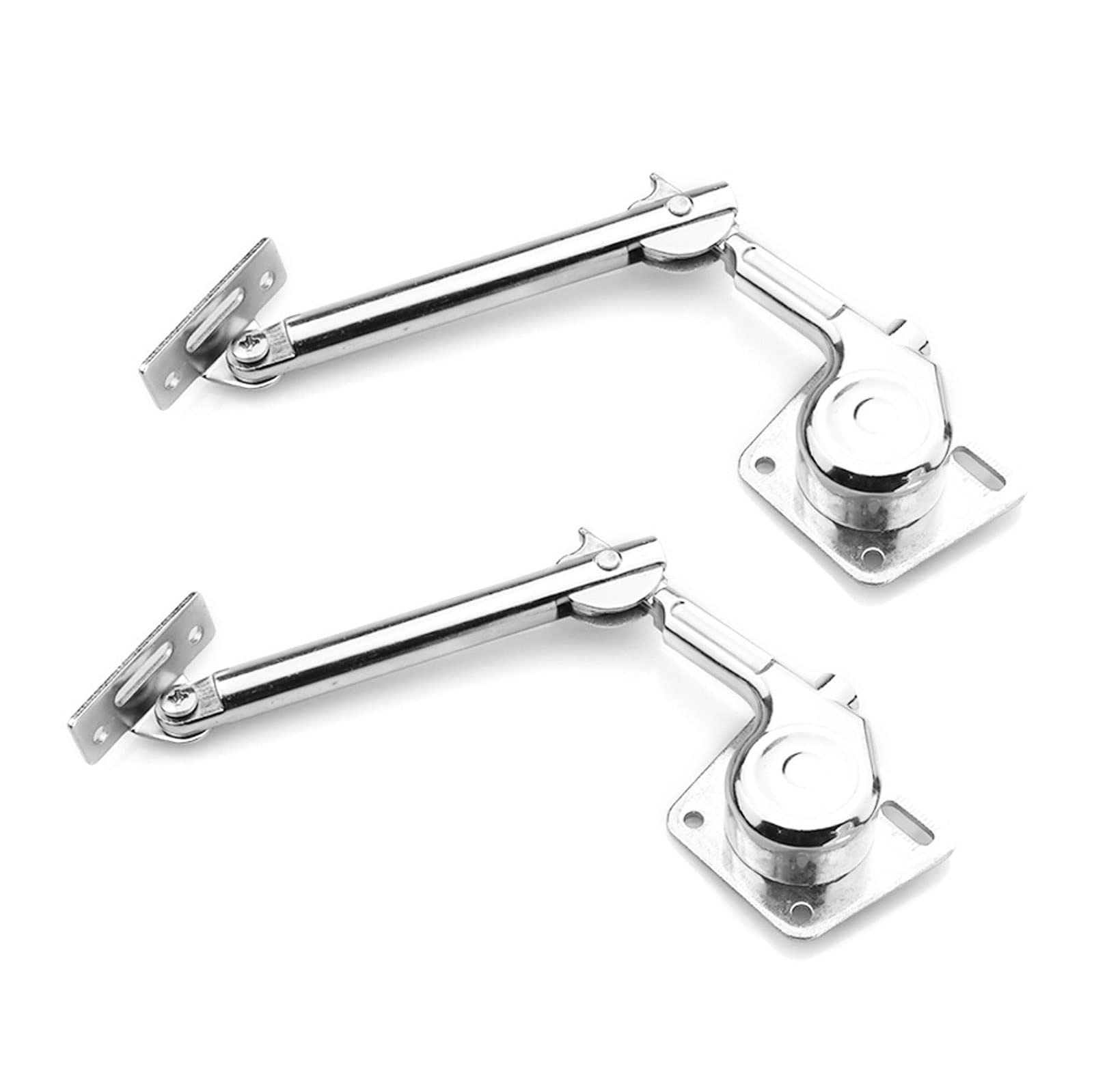 Hinges 2PCS Kitchen Cupboards Hide Door with Upturned and Downturned Hinges, Door Support Bar for Lift Hydraulic Rod Furniture Hardware Hardware