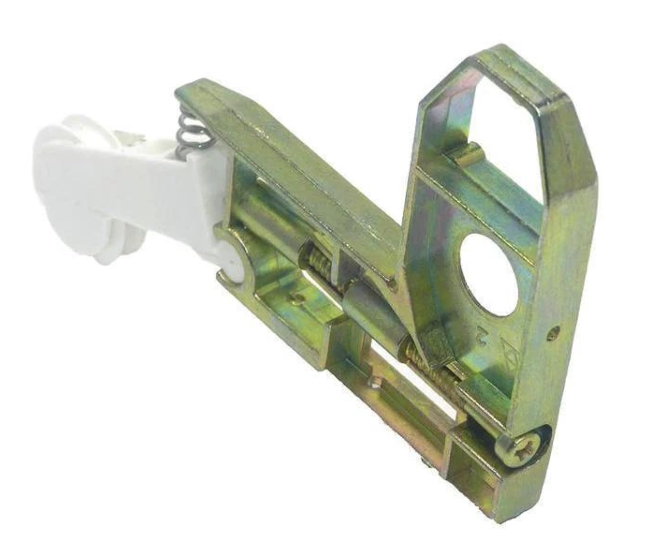 G.A.S Hardware Sliding Door Corner Bracket & Roller Assembly - Stainless Steel Wheel, Fits 45° Miter Doors