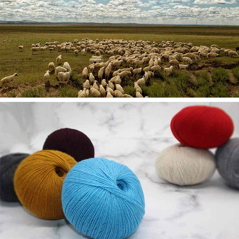 300G Cashmere palla Yarn Lana per maglieria e uncinetto, Maglione Sciarpa Ha Guanto, morbido e caldo, con Rod aghi,04