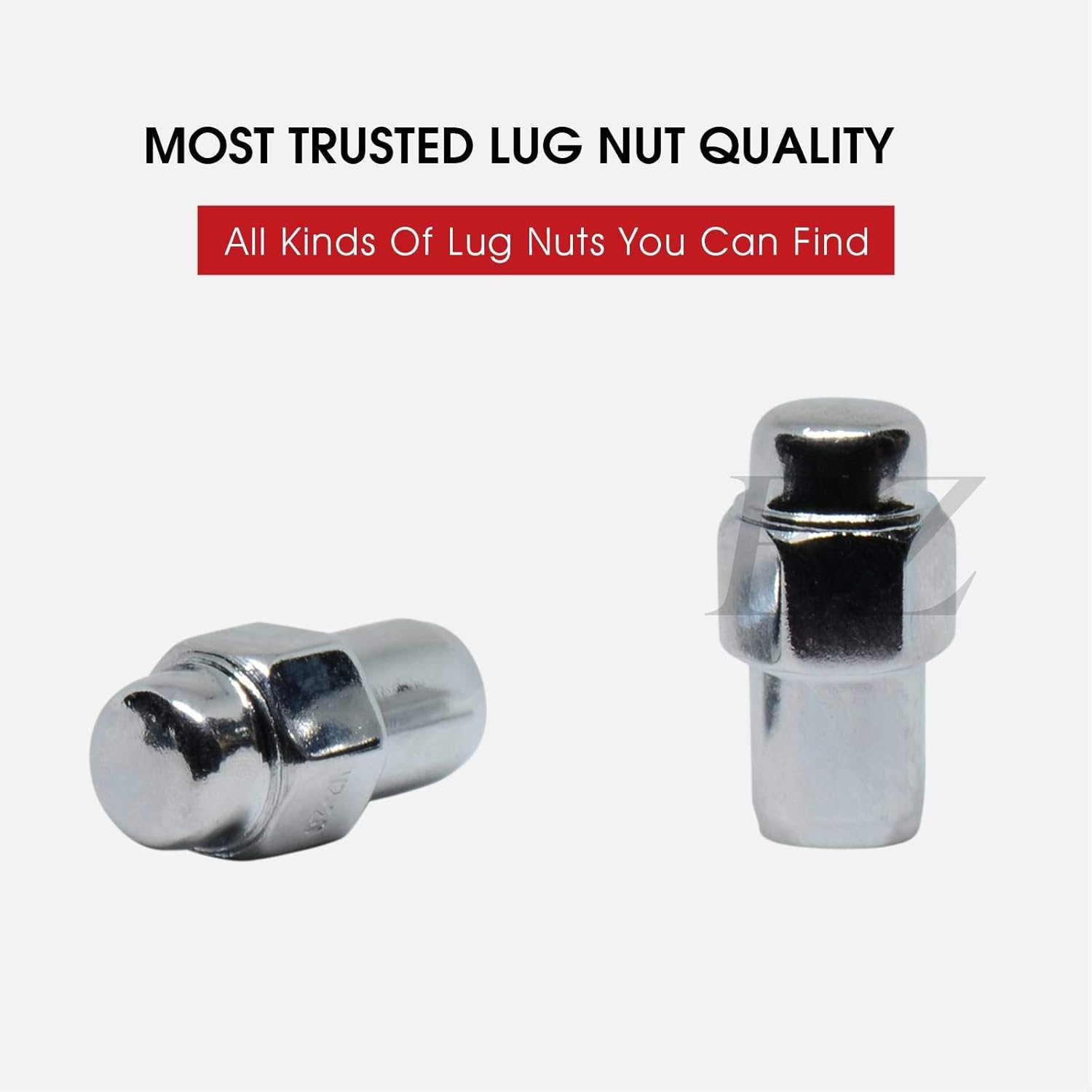 Cragar Standard Mag Lug Nut 1/2"-20 Left Hand with Center Washer Set of 20 Pcs
