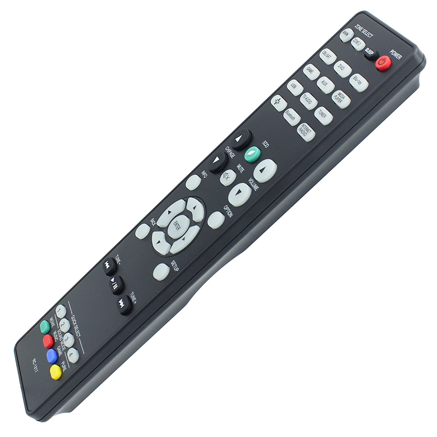 Telecomando Di Ricambio RC-1217 Per Ricevitori AV Denon AVR-X1400H, AVR-S730H - Pronto All'uso, Garanzia 12 Mesi - 2