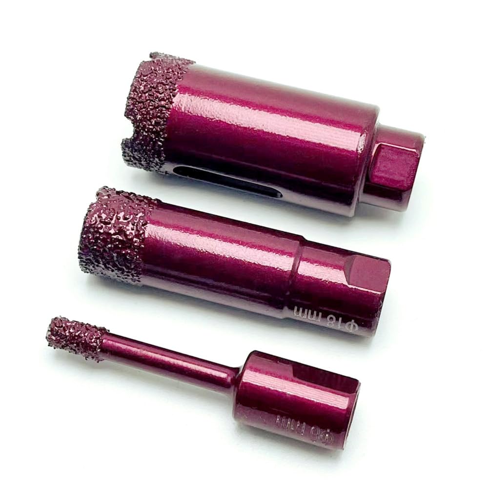Wiertło diamentowe rdzeniowe, piła otworowa z gwintem M10, lutowane próżniowo na sucho do szlifierki kątowej w wielu rozmiarach(40mm)