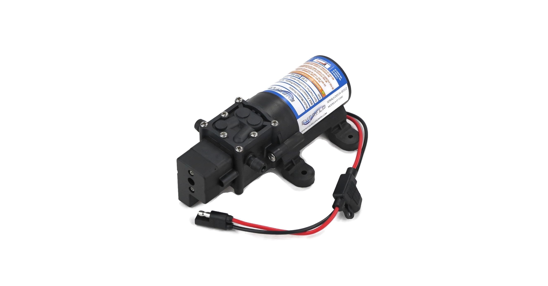 Amazon.com: EVERFLO 12 Volt 1.0 GPM Diaphragm Water Pump 40