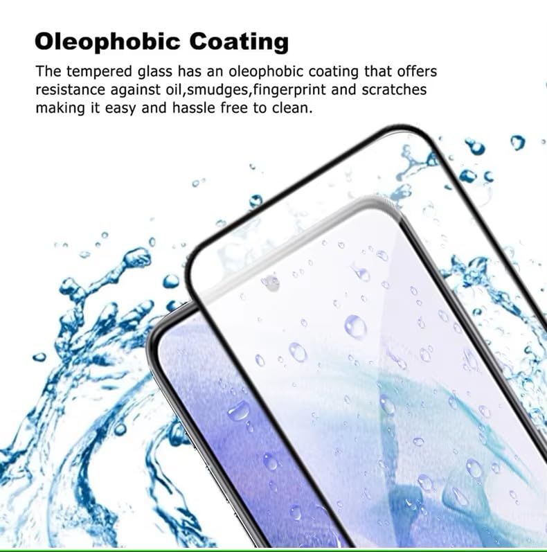 R&B Goods Pellicola protettiva in vetro temperato di alta qualità (confezione da 4), durezza 9H, bordo 2,5D, rivestimento oleorepellente per iPhone 16 Pro Max
