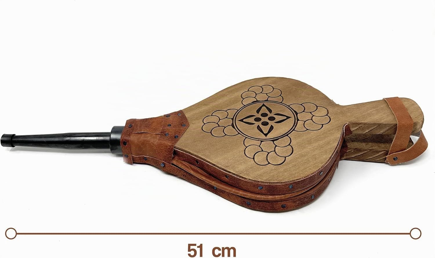 Fuelle Badana para Chimenea y Barbacoa - Madera Natural - 51 cm