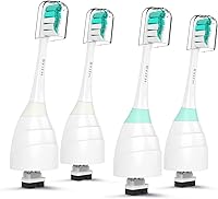 Vista 1 de Replacement Toothbrush Heads for Philips Sonicare E Series, Essence, Xtreme, Elite, Advance and CleanCare, Brush Heads for Sonic Care Screw-on