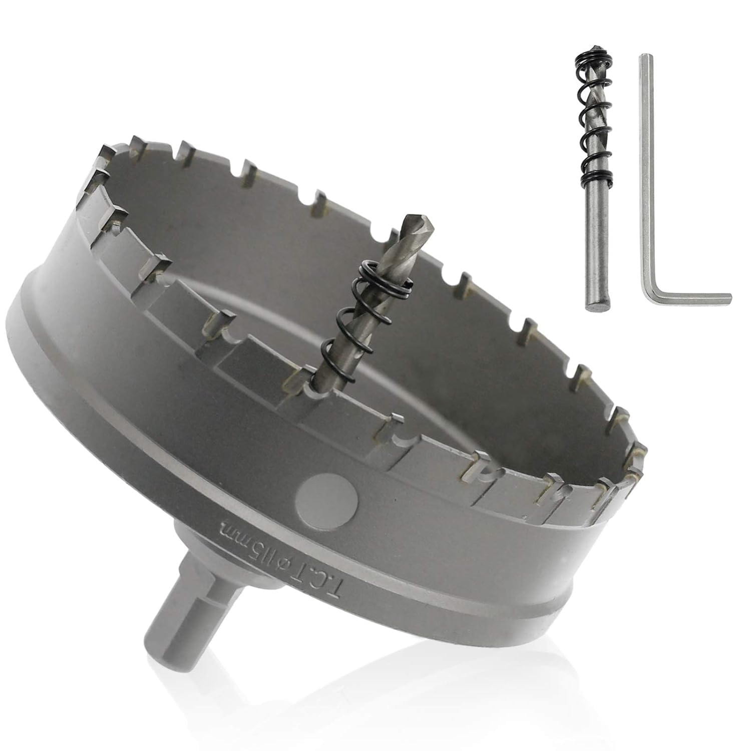 UPTODATETOOLS 4 1/2inch/115mm Carbide Hole Saw Cutter Drill Bit Tooth Tipped TCT Hole Saw Cutter for Stainless Steel Sheet Metal Sheet Plastic FRP Board (B0D14FQ38H) Amazon Price History, Amazon Price Tracker