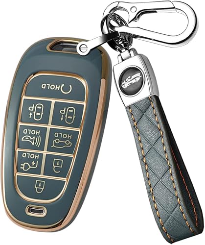 ontto Funda inteligente para llavero de 8 botones compatible con Hyundai Sonata Sel IONIQ 5 Nexo Tucson Sonata 2020 Grandeur 2020 Sonata Limited