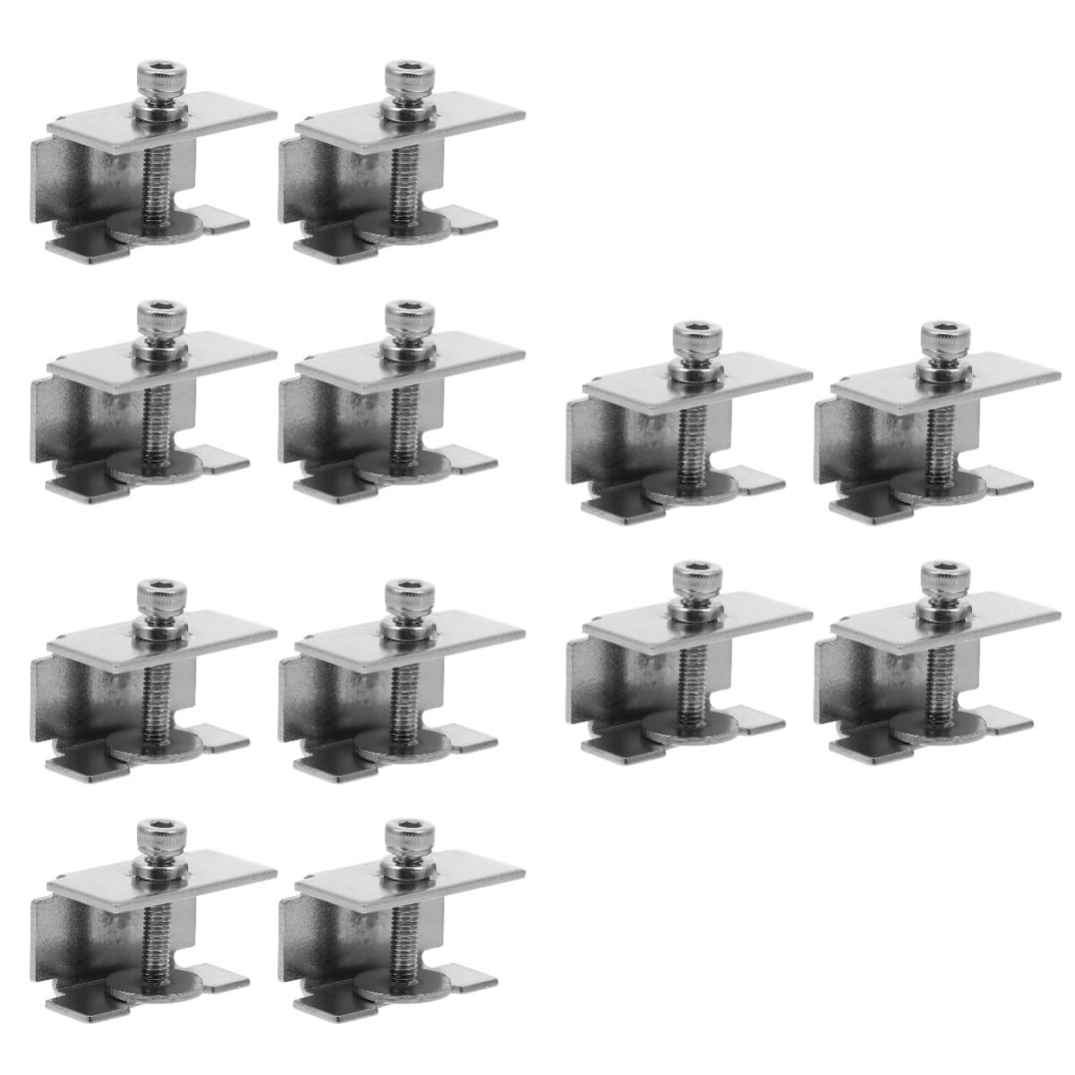 Mobestech 12stücke Glasbett-clips Drucker Verstellbare Halterungen Für Heizbett-glasplatten Praktische Zubehörteile Für Verschiedene Drucker Optimal Für Unterschiedliche Anwendungen