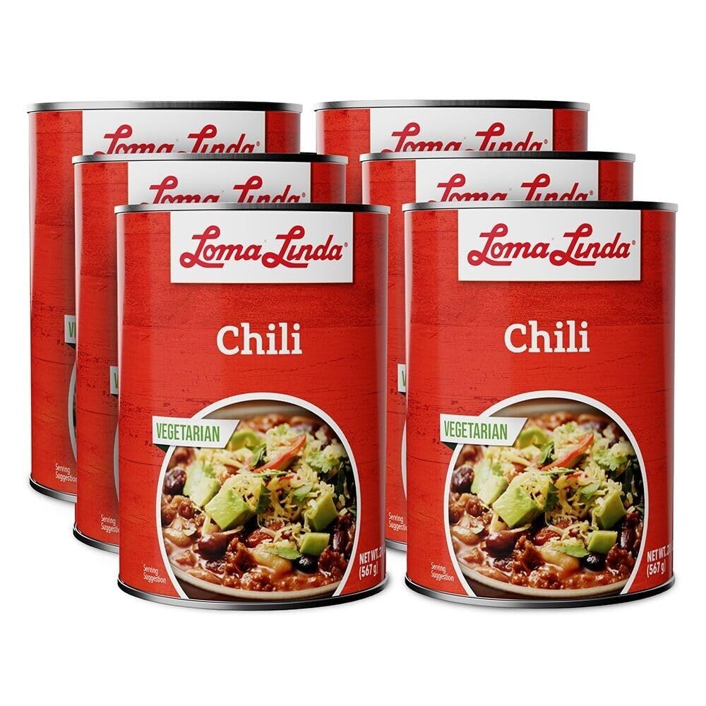 Loma Linda - Plant-Based Meats (Chili (20 oz.), 6 Pack)