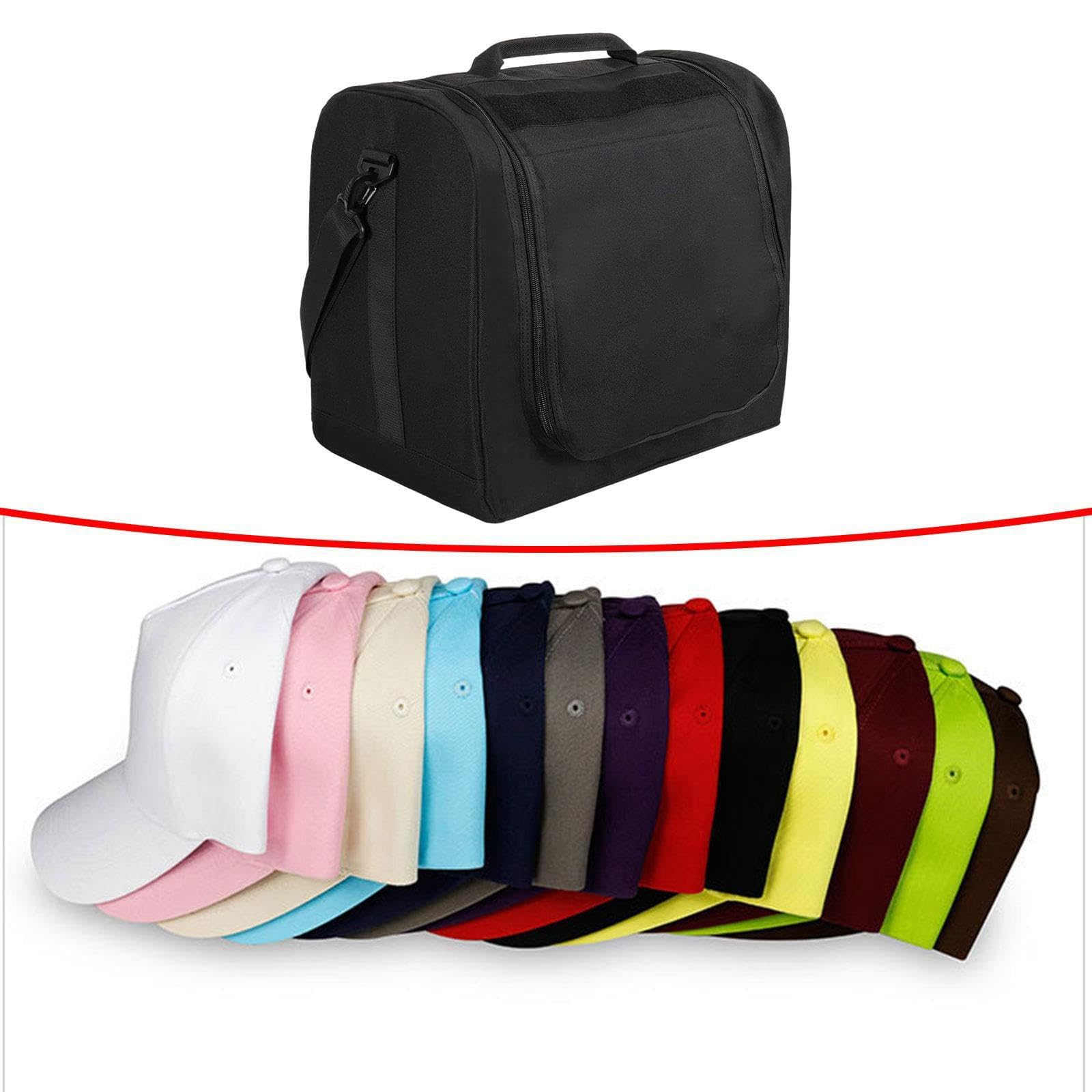 Organizador portátil de dos niveles para gorras, ideal para viajes, impermeable, para accesorios deportivos, gorras de béisbol, bolsa de viaje