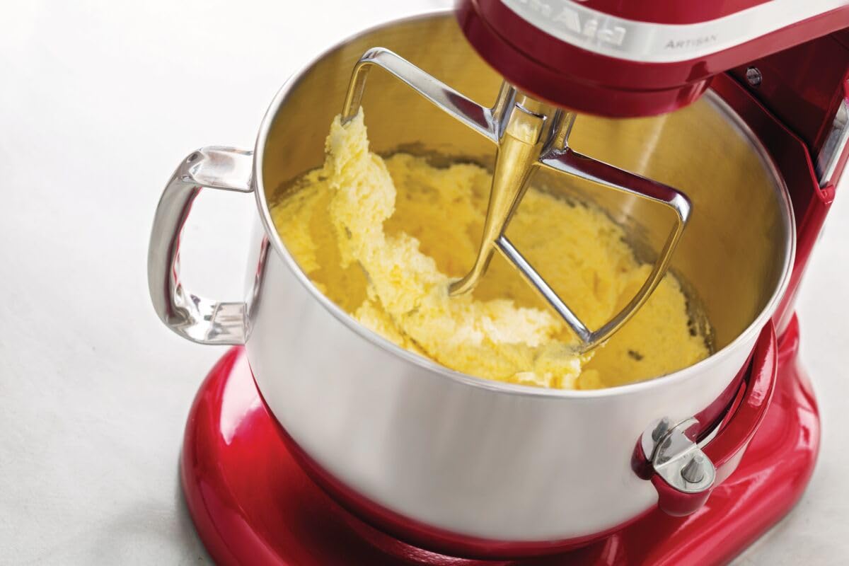 KitchenAid BATIDOR PLANO DE ACERO INOXIDABLE PARA BATIDORAS AMASADORAS GRANDES CON BOL ELEVABLE 5K7SFB