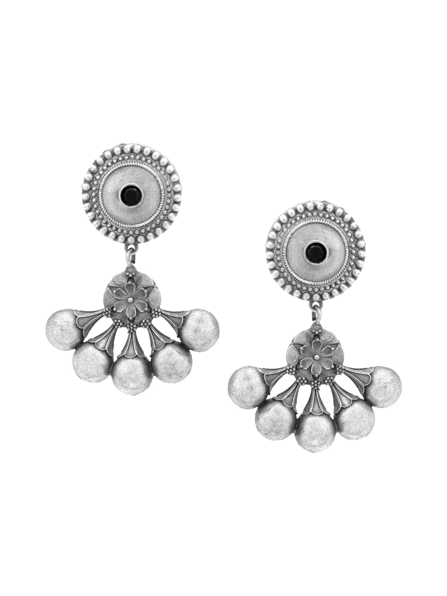 Yellow Chimes Earrings for Women Girls Silver Oxidised Long Dangler Earrings | Traditional Silver Oxidised Plated Danglers Earrings | Birthday Gift For Girls Anniversary Gift for Wife (B0D95Q1GW5) Amazon Price History, Amazon Price Tracker