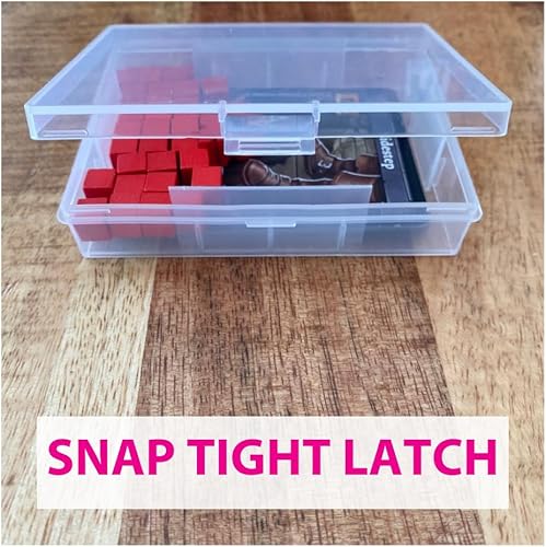 Miniatura 5 de PRODUCT80 BitBins - Estuche para cartas de juego  Caja de almacenamiento de tarjetas comerciales o de béisbol  Fundas de transporte de plástico