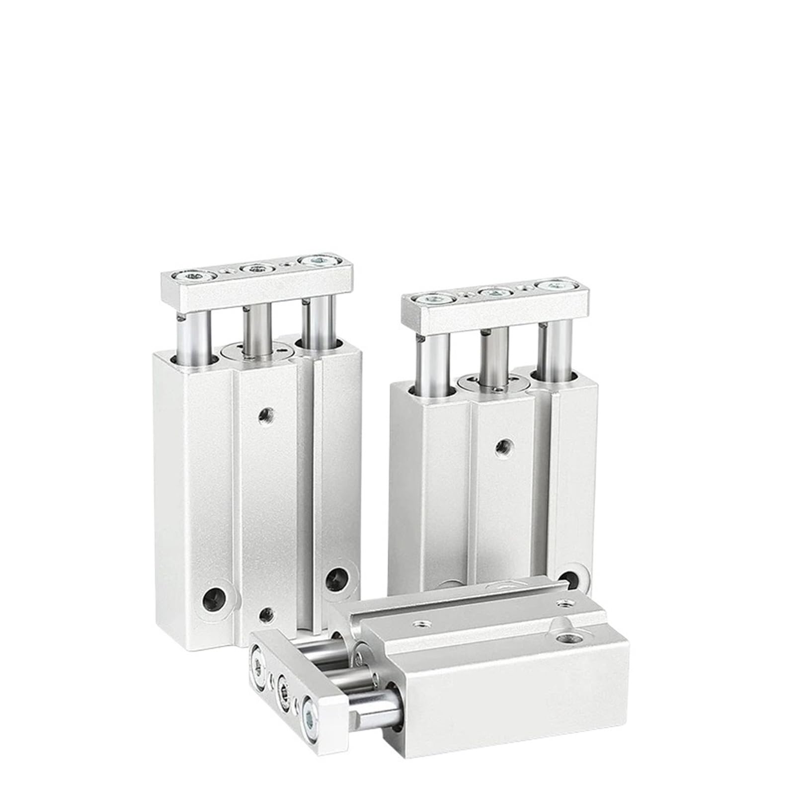 Micro cylindre anti-rotation MGJ10-15 vérin pneumatique guidé haute précision