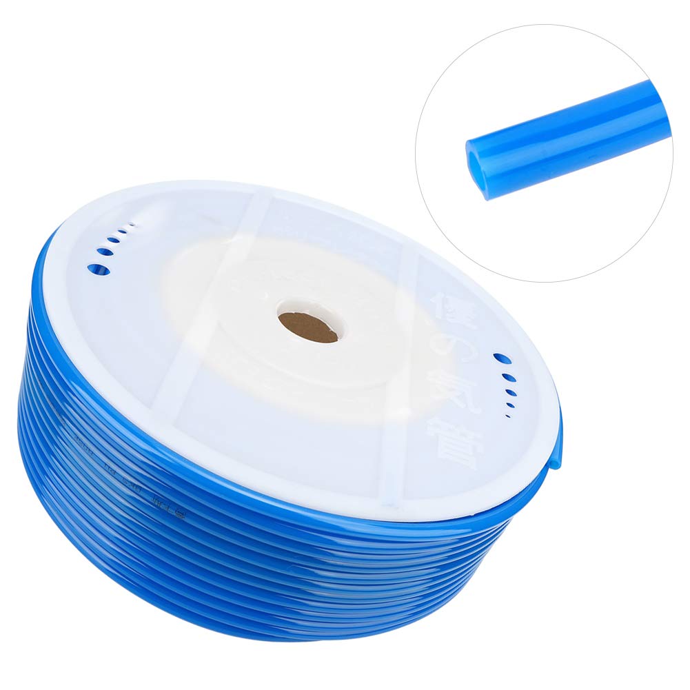 Manguera de PU, Manguera Neumática, Resistencia Al Desgaste 35MG 5 X 8 Mm 85 Metros, para Tuberías Neumáticas, Tuberías de Presión de Agua, Azul